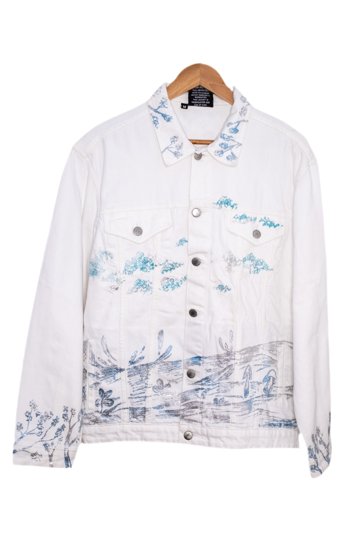 Free Bird Hand-Painted Denim Jacket