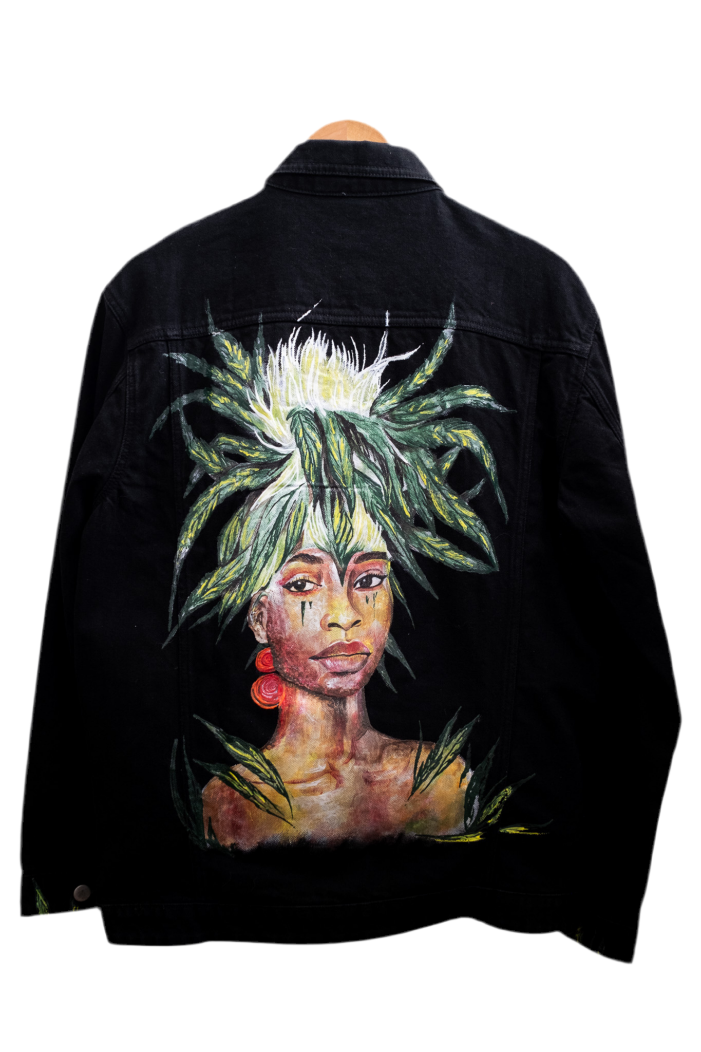 Amazonia Hand-Painted Denim Jacket