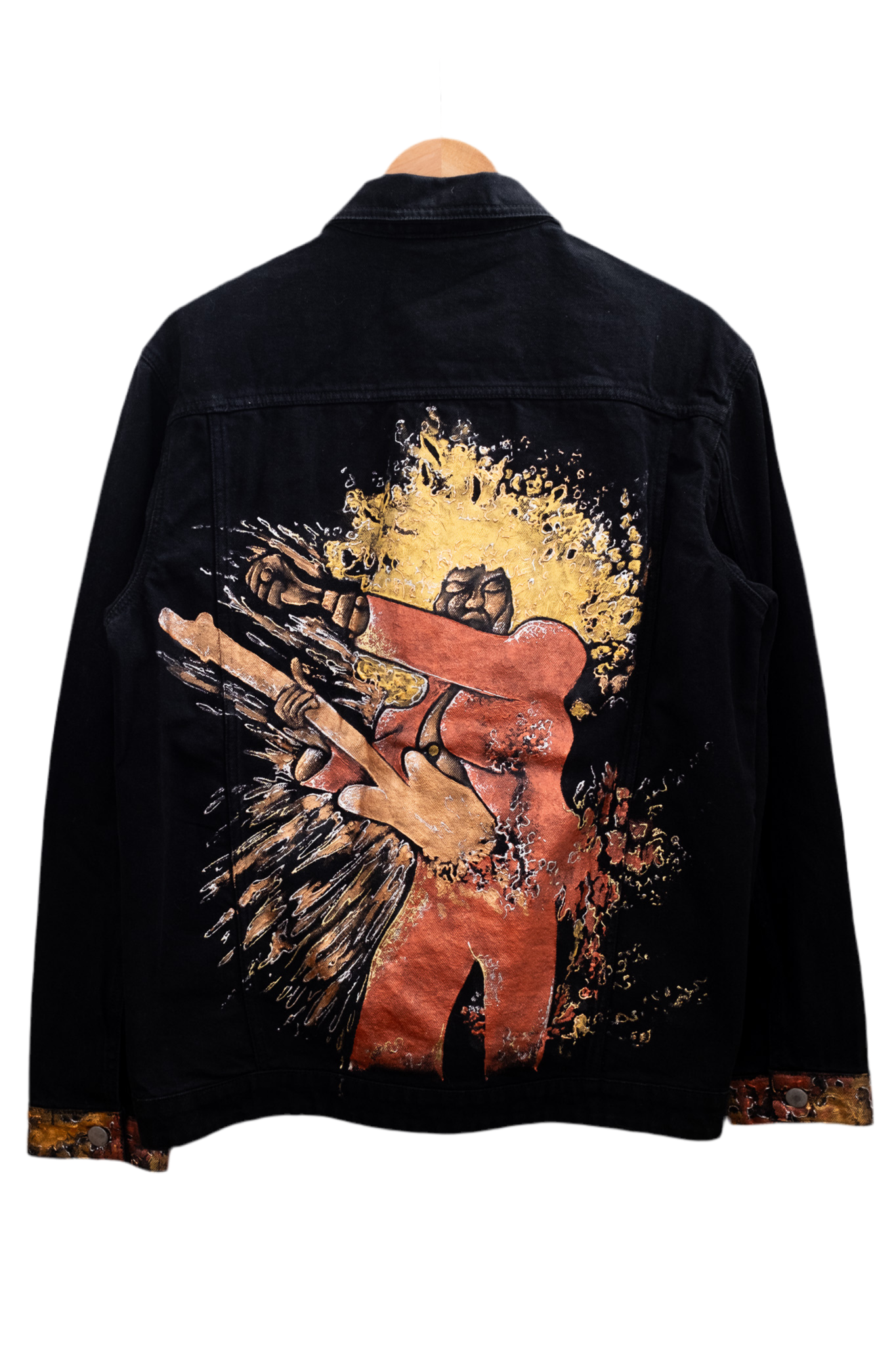 Hendrix Hand-Painted Denim Jacket