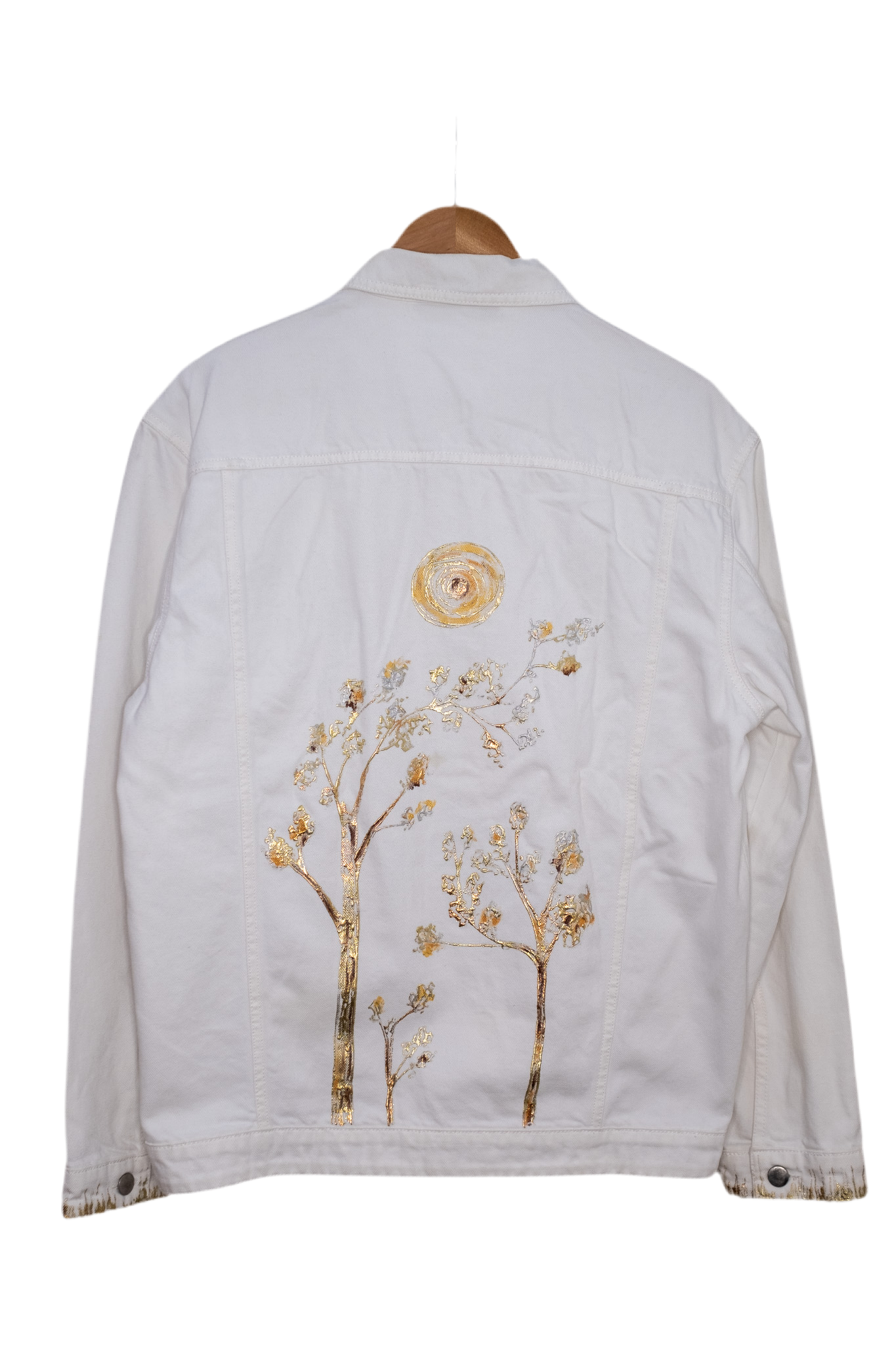 Safari Hand-Painted Denim Jacket