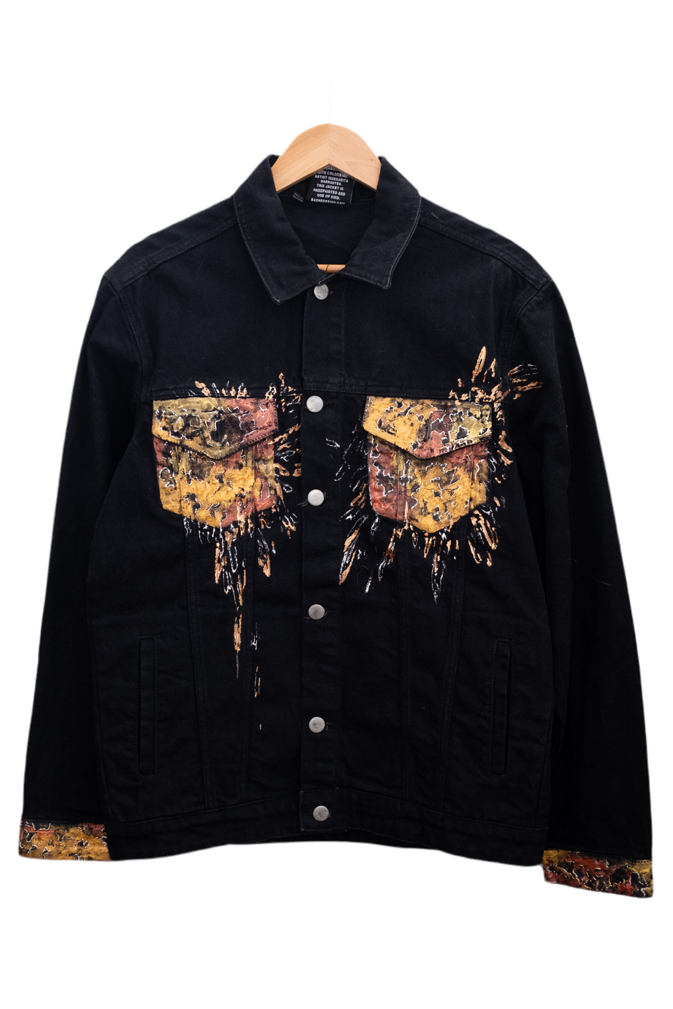 Hendrix Hand-Painted Denim Jacket