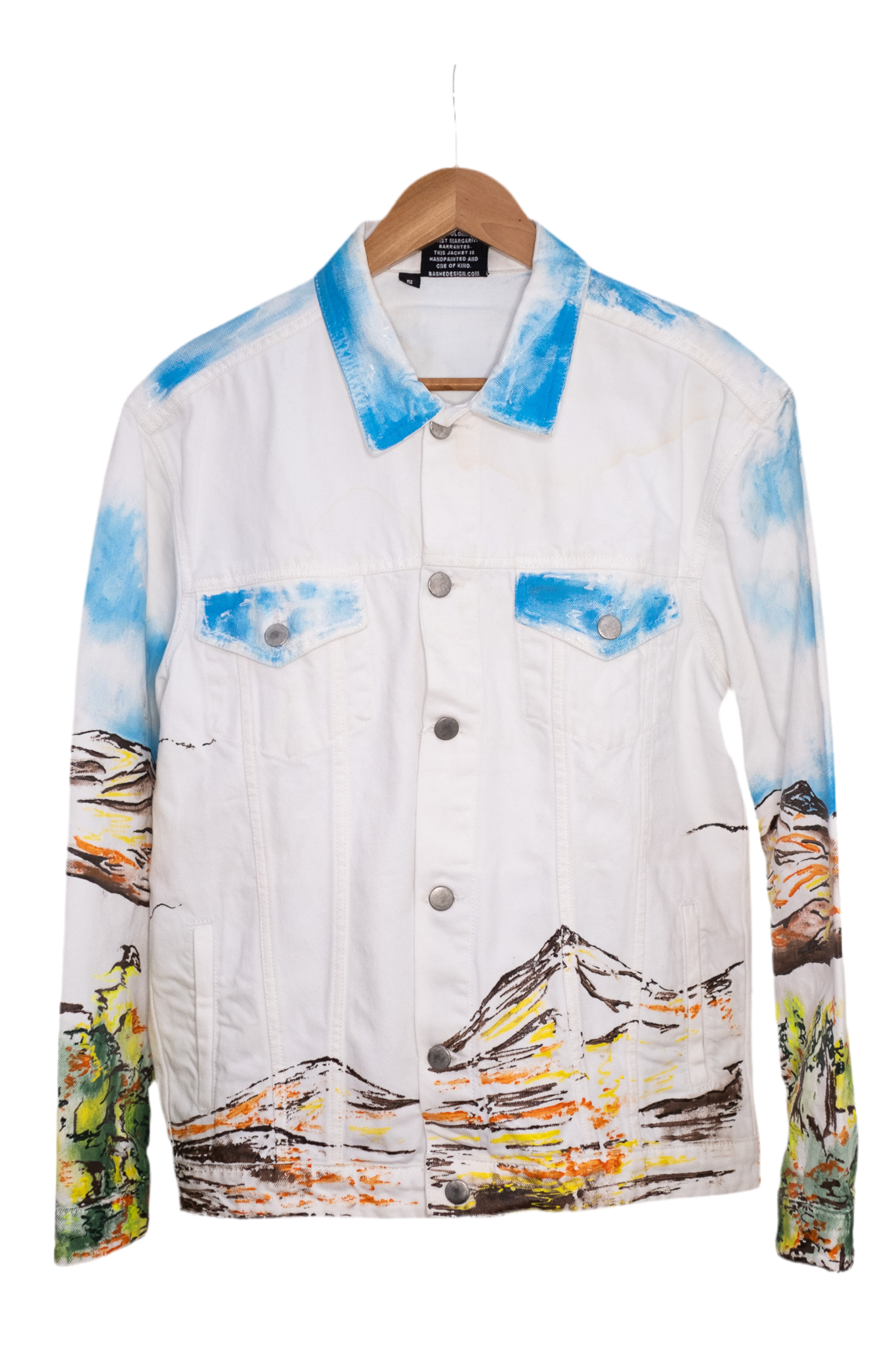 Yosemite Hand-Painted Denim Jacket