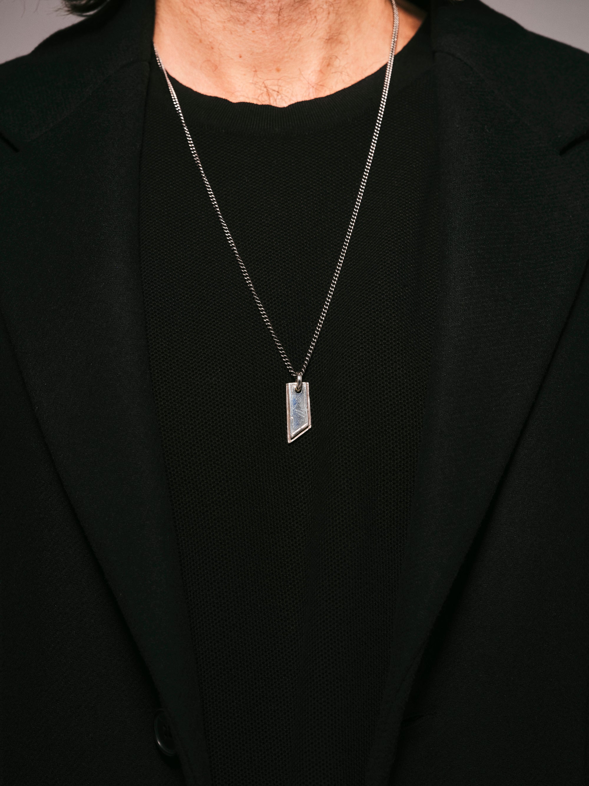 Ancient Flag Pendant in Silver