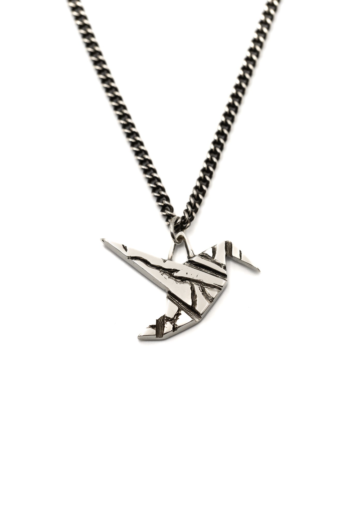 Canyon Hummingbird Pendant in Sterling Silver