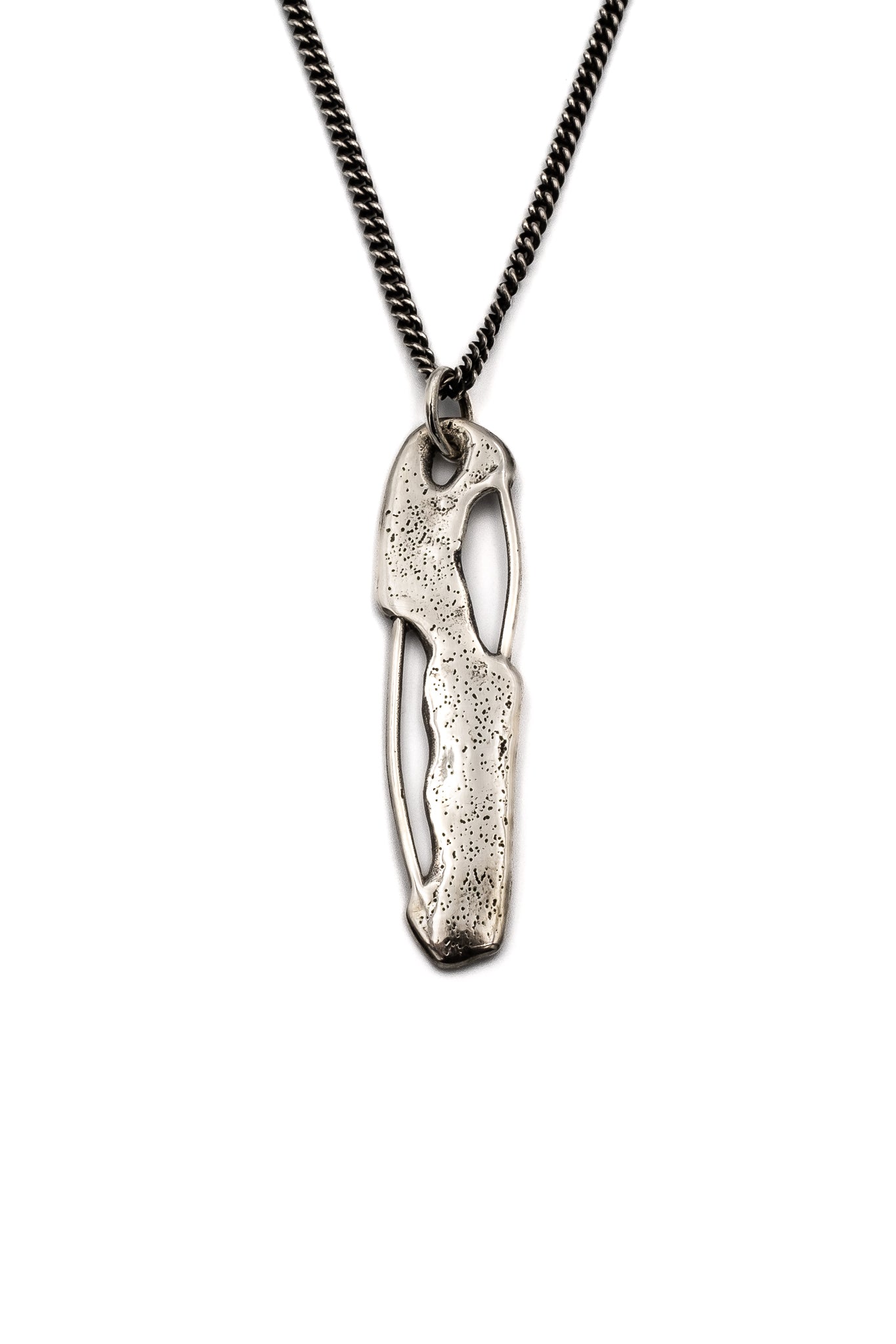 Ancient Key Pendant in Silver