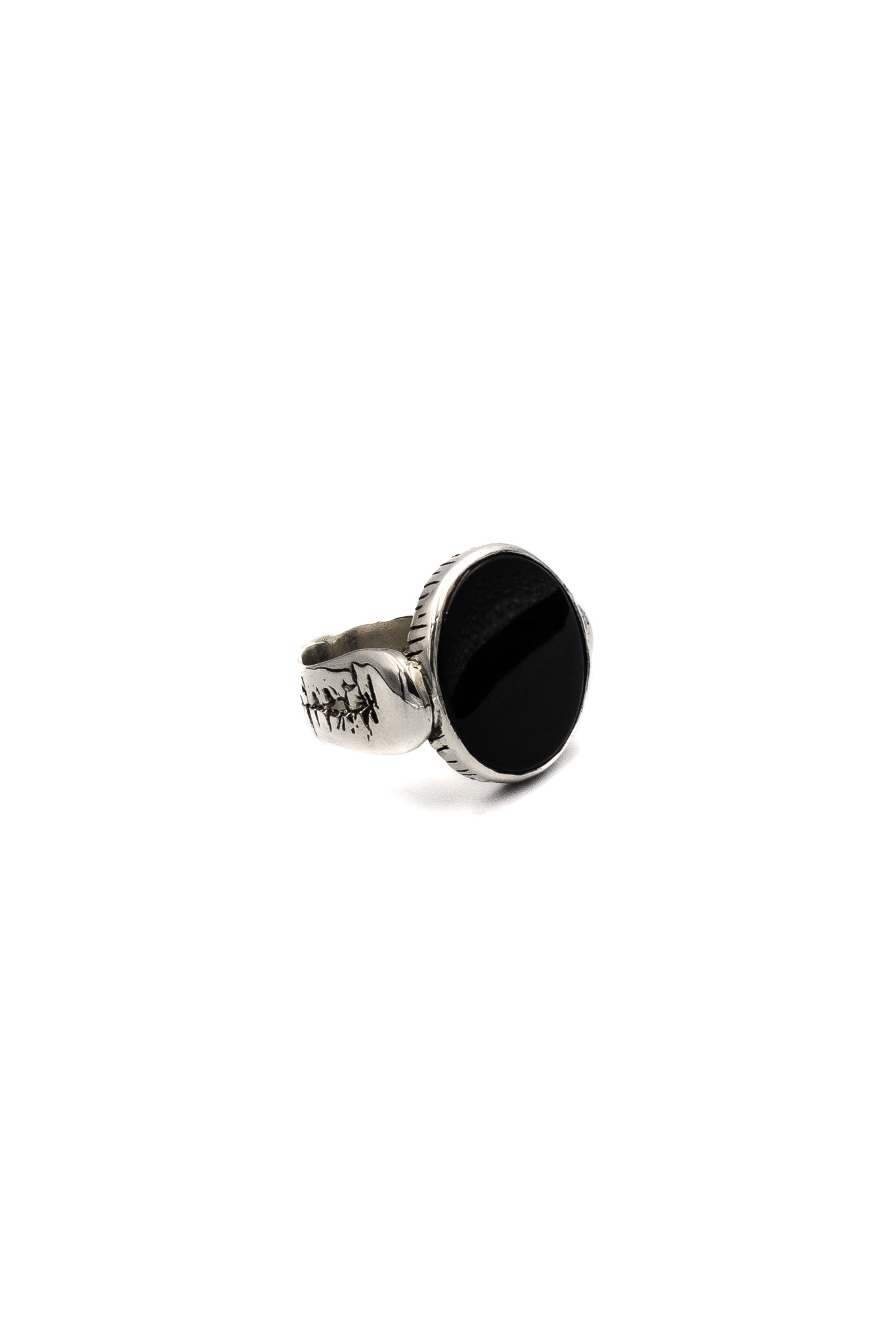 Marauder Signet Ring with Black Onyx
