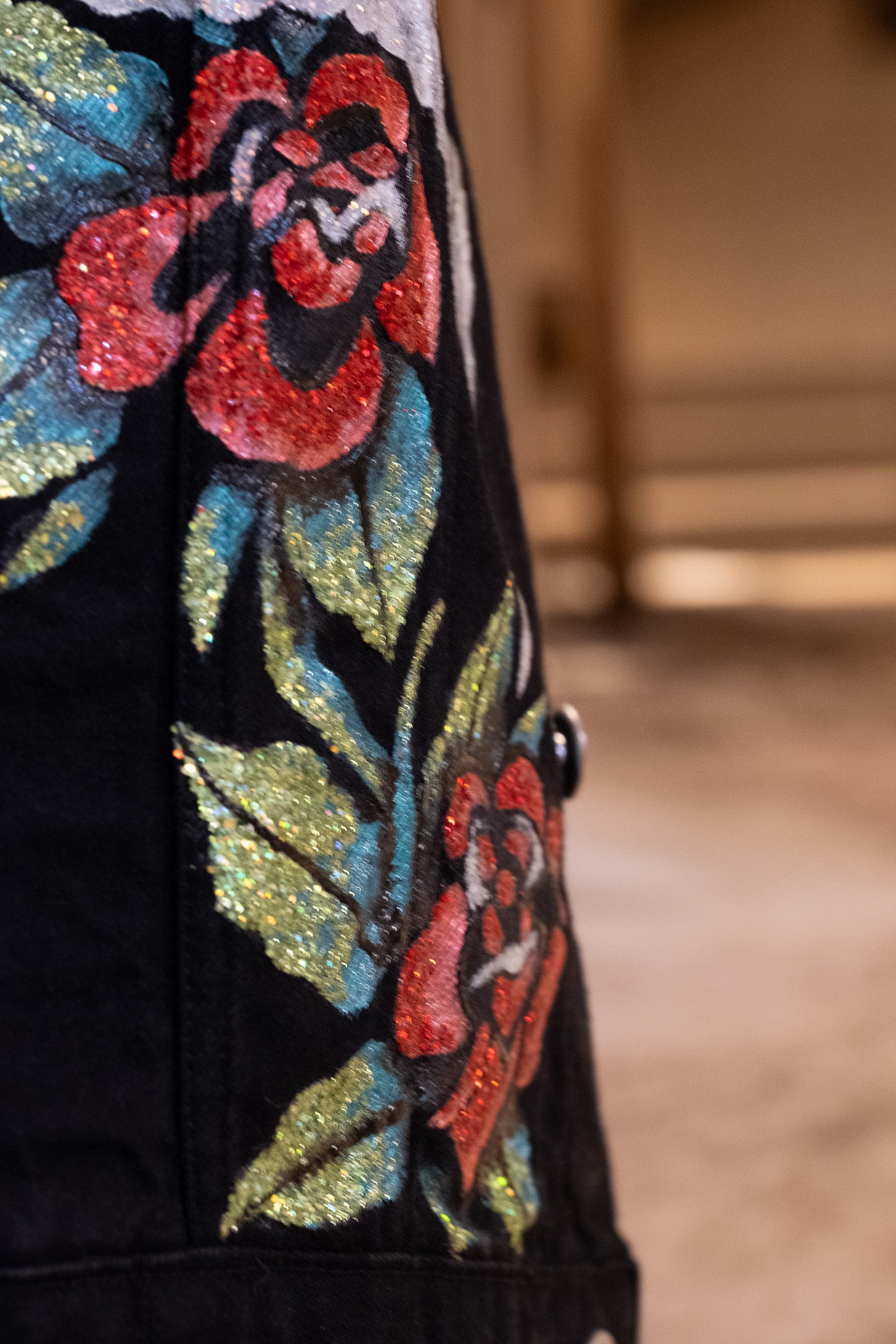 Love Melbourne Hand-Painted Denim Jacket