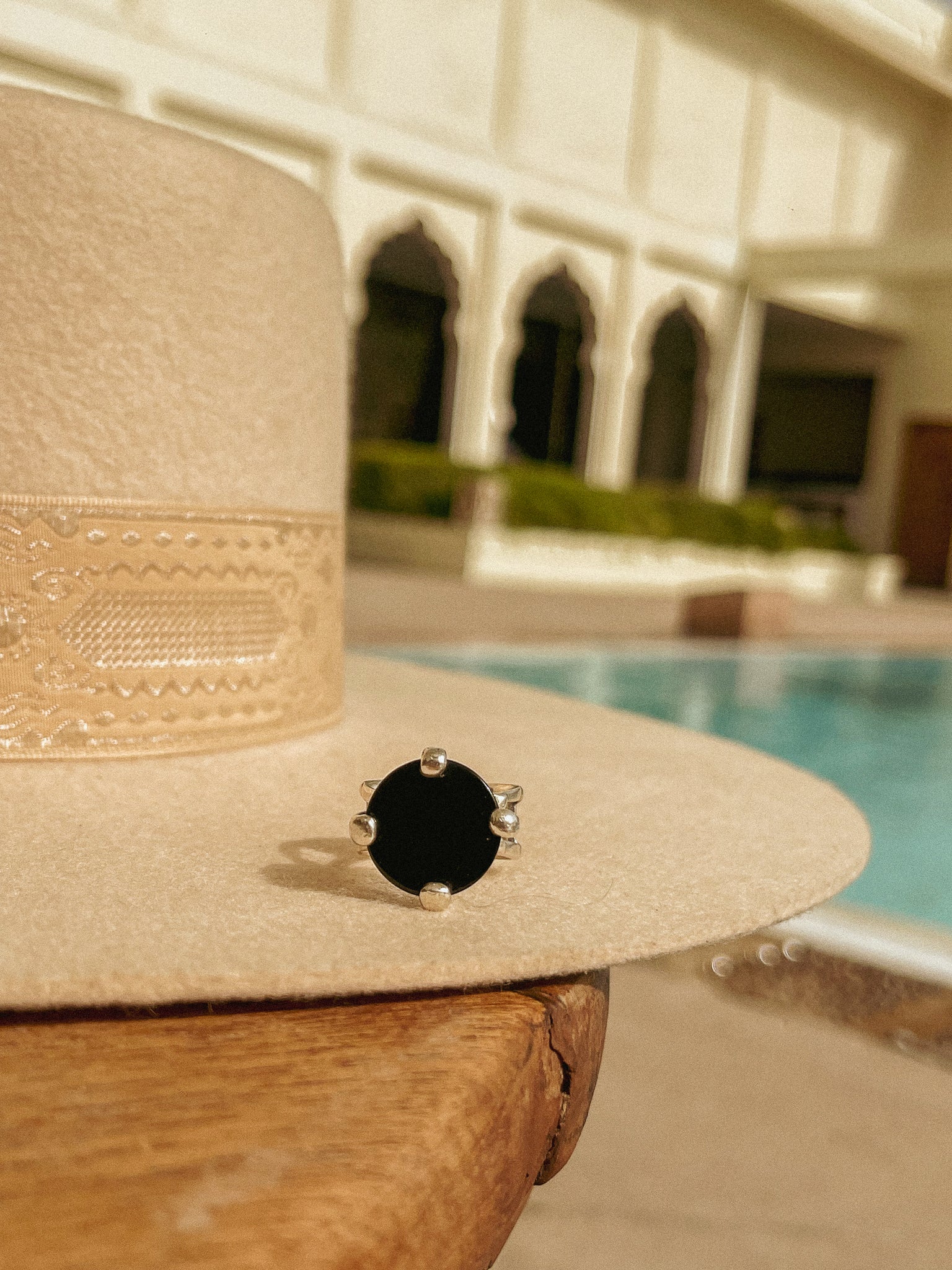 Alexandra Ring with Black Onyx Stone