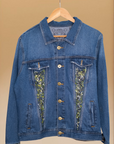 Caribe Hand-Painted Denim Jacket