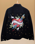 I Love Melbourne Hand-Painted Denim Jacket