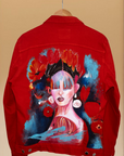 Penelope Hand-Painted Denim Jacket