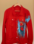 Penelope Hand-Painted Denim Jacket