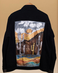 Desert Hand-Painted Denim Jacket