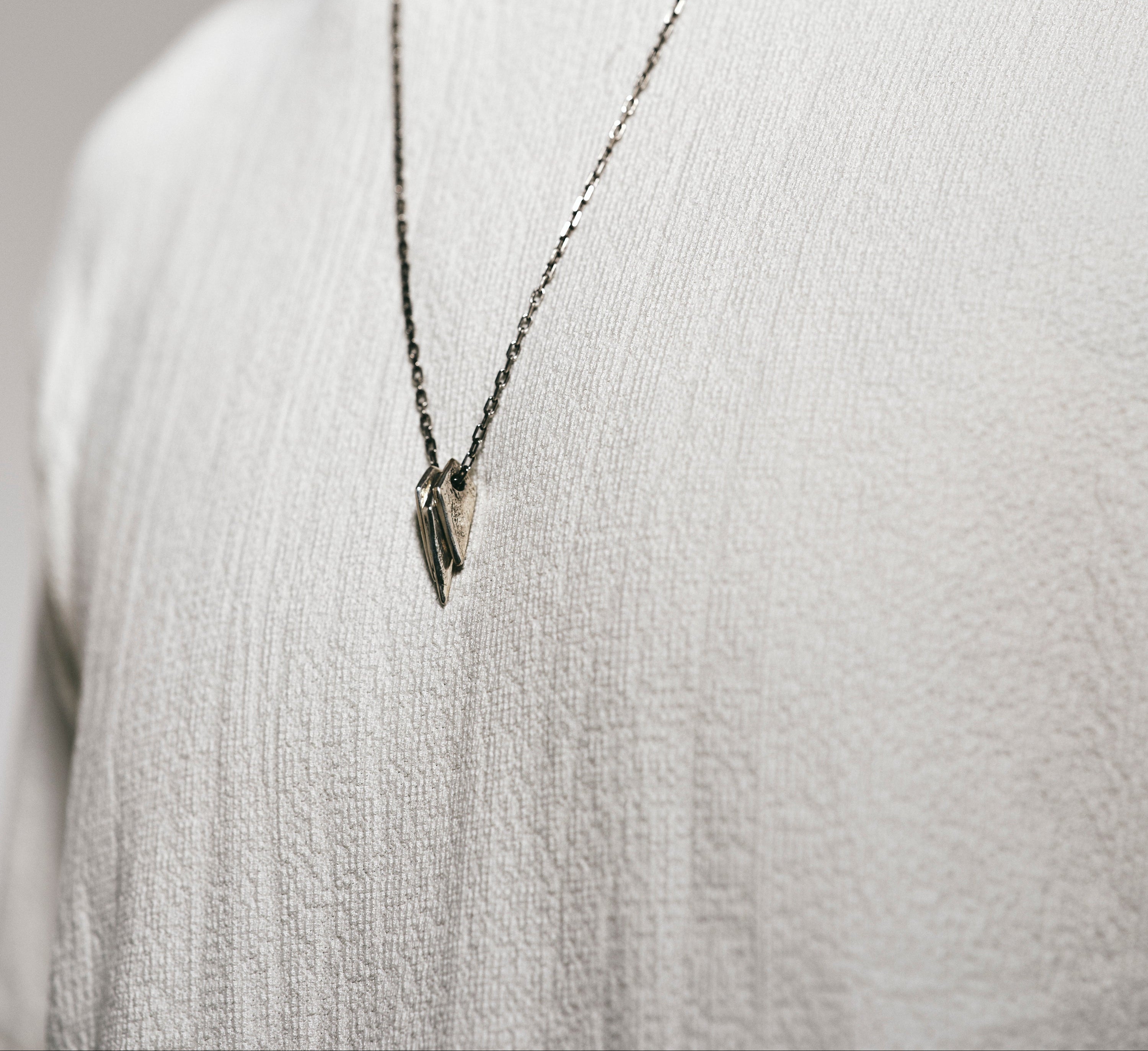 Arrow Heads Pendant in Silver