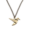 Hummingbird Pendant in Brass