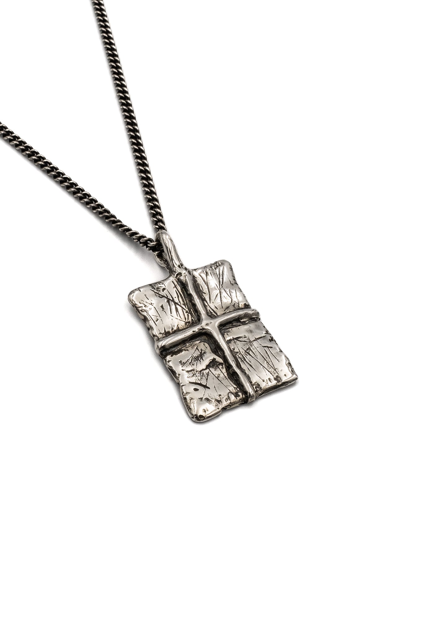 Scarred Faith Pendant in Silver