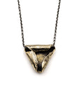 Crater Pendant in Brass