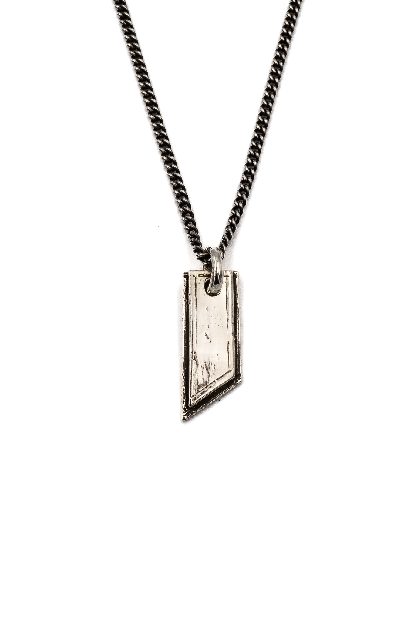 Ancient Flag Pendant in Silver