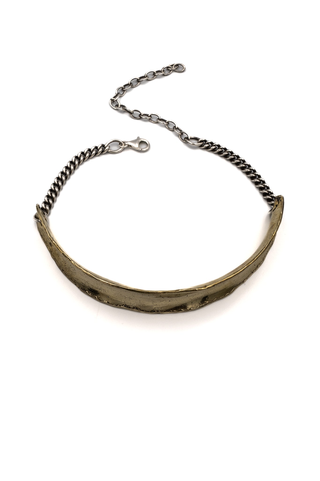 Chevalier Choker in Brass