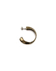 Ruins Hoop Earrings in Brass