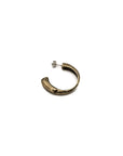 Ruins Hoop Earrings in Brass