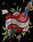 I Love Melbourne Hand-Painted Denim Jacket