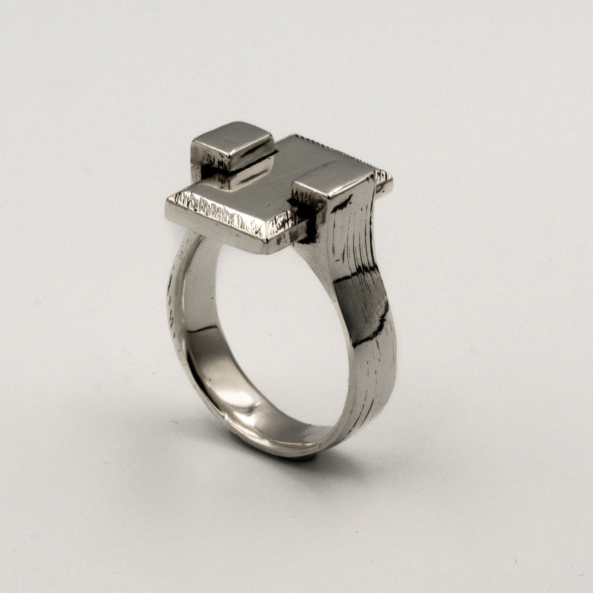 Ancient Tablet Ring – sterling silver