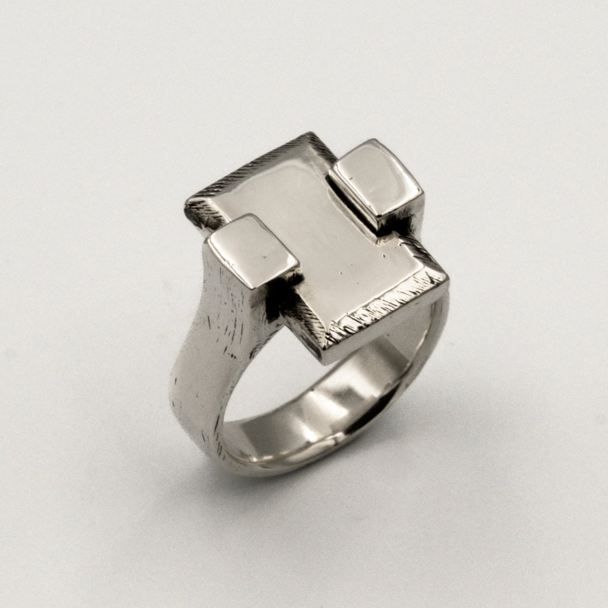 Ancient Tablet Ring – sterling silver