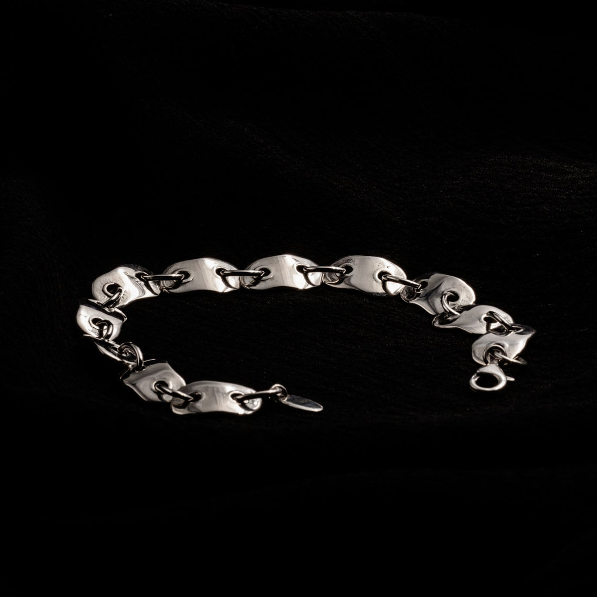 Armoured Chain Bracelet – sterling silver