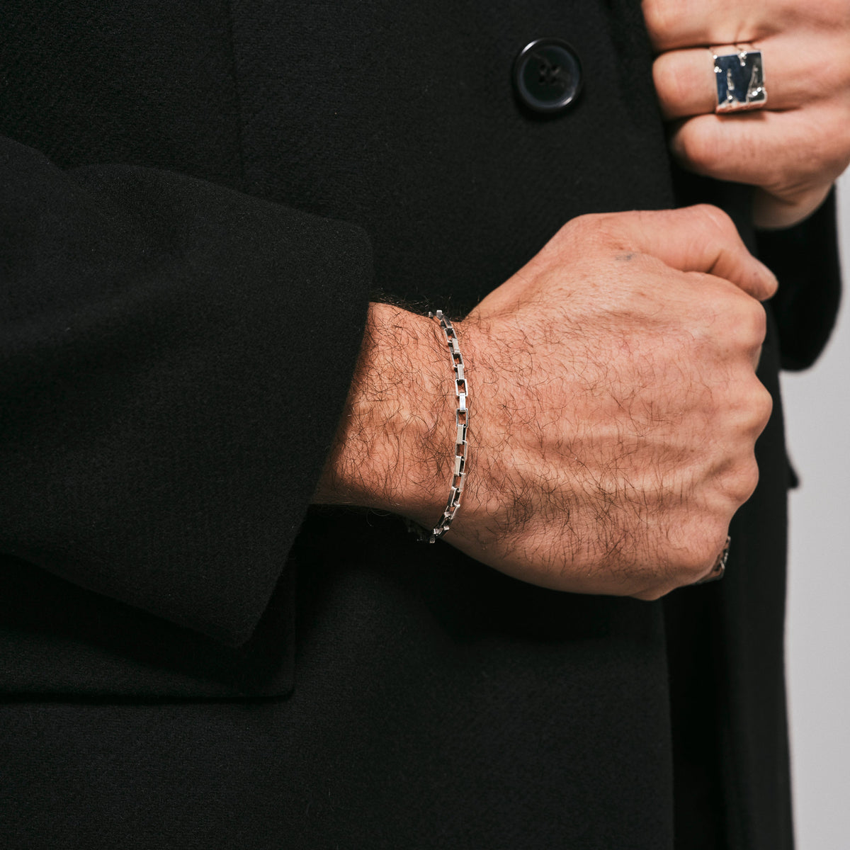 Box Chain Bracelet – sterling silver