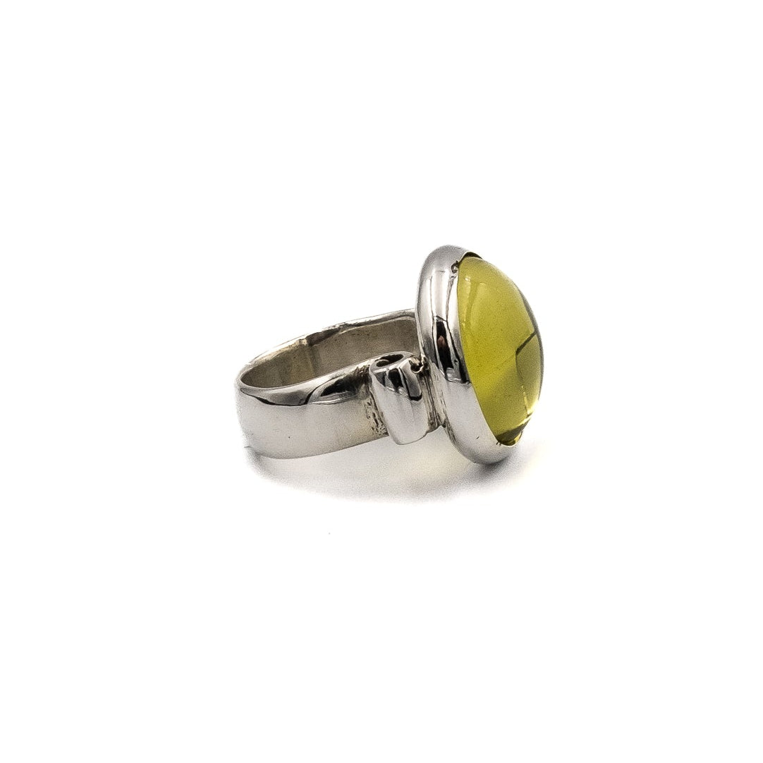 California 69 Ring with Lemon Quartz – sterling silver