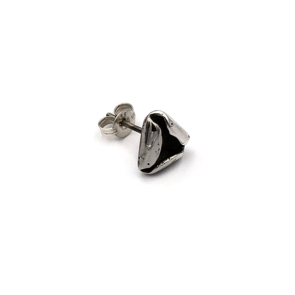 Crater Stud Earrings – sterling silver
