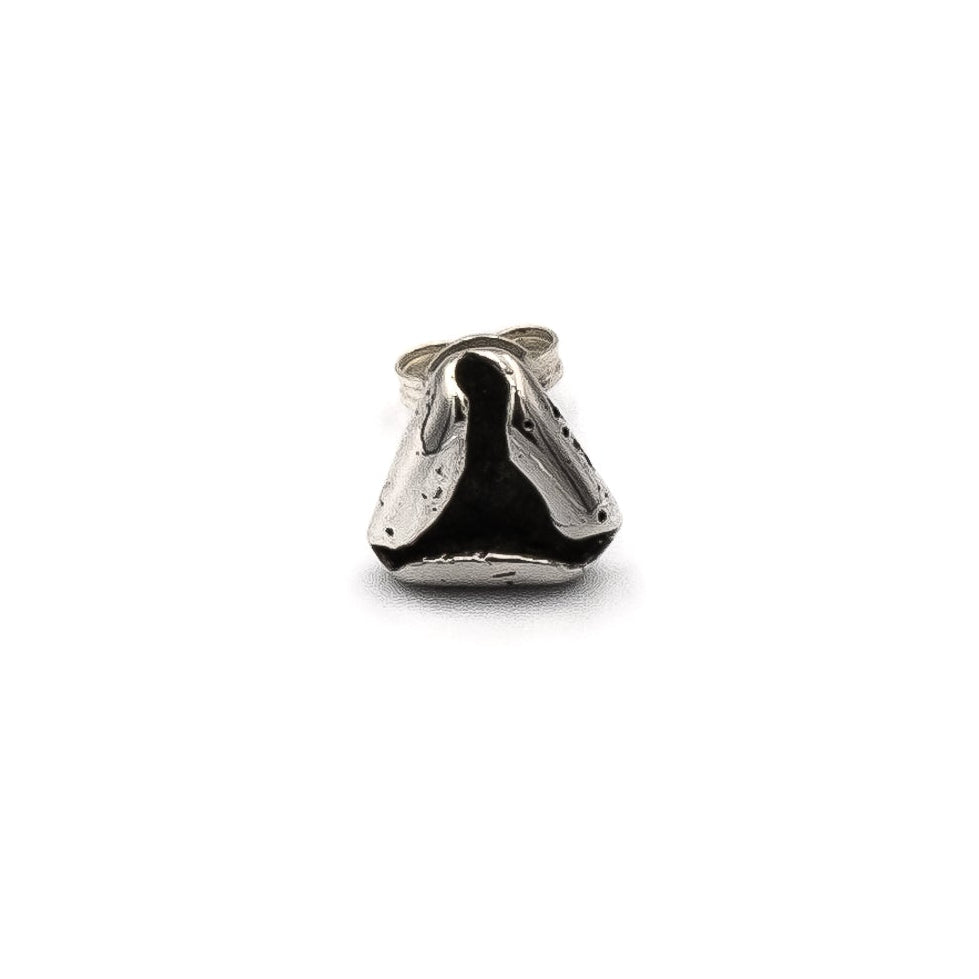 Crater Stud Earrings – sterling silver