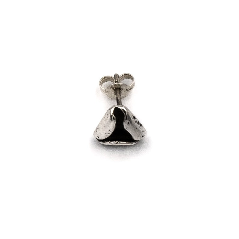 Crater Stud Earrings – sterling silver