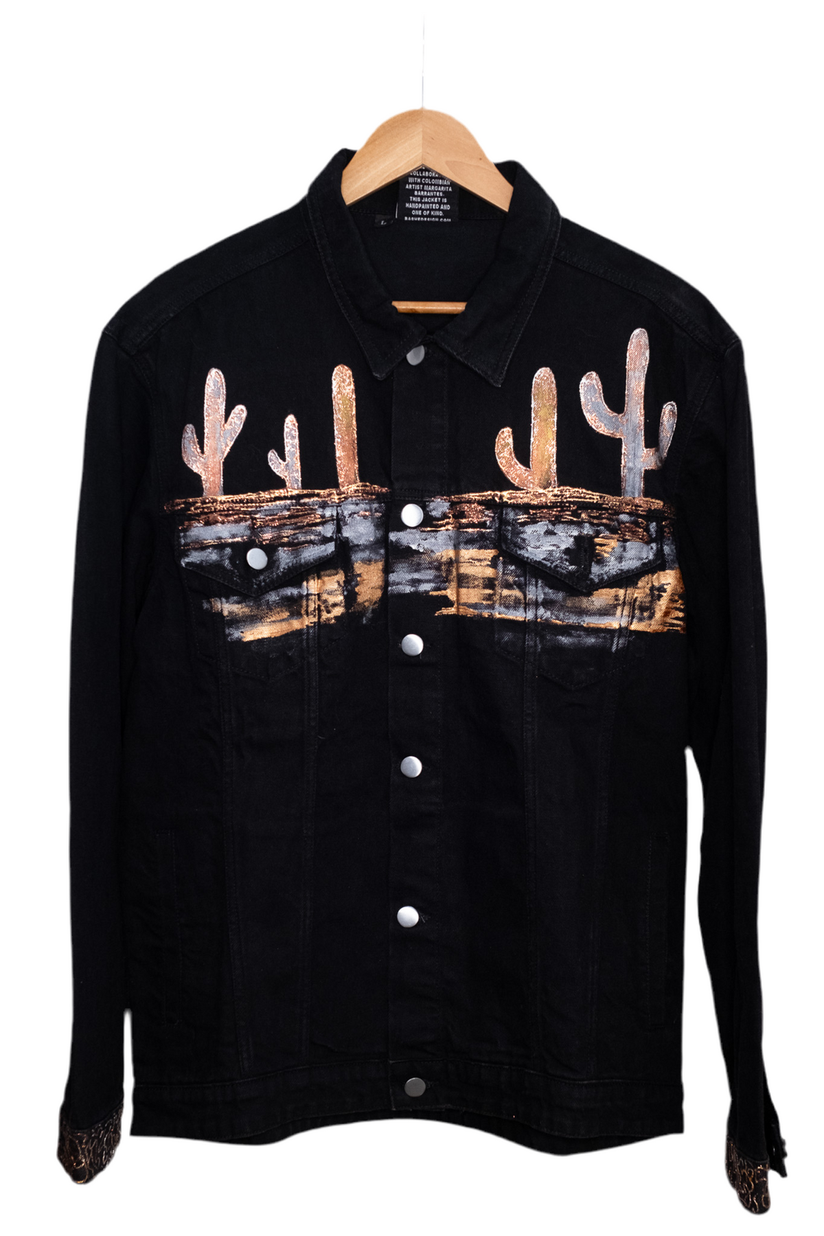 Desert Hand-Painted Denim Jacket
