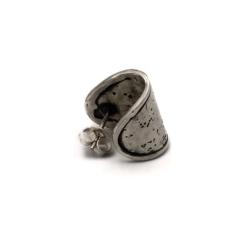 Emperor Cap Earrings – sterling silver