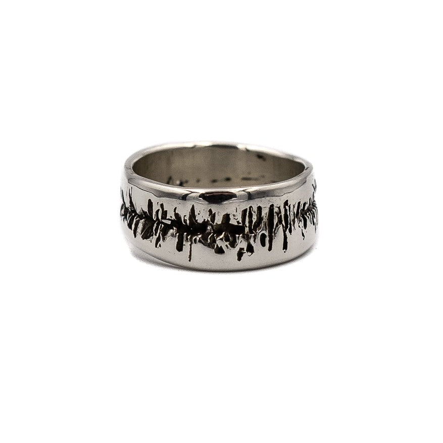 Marauder Band Ring – sterling silver