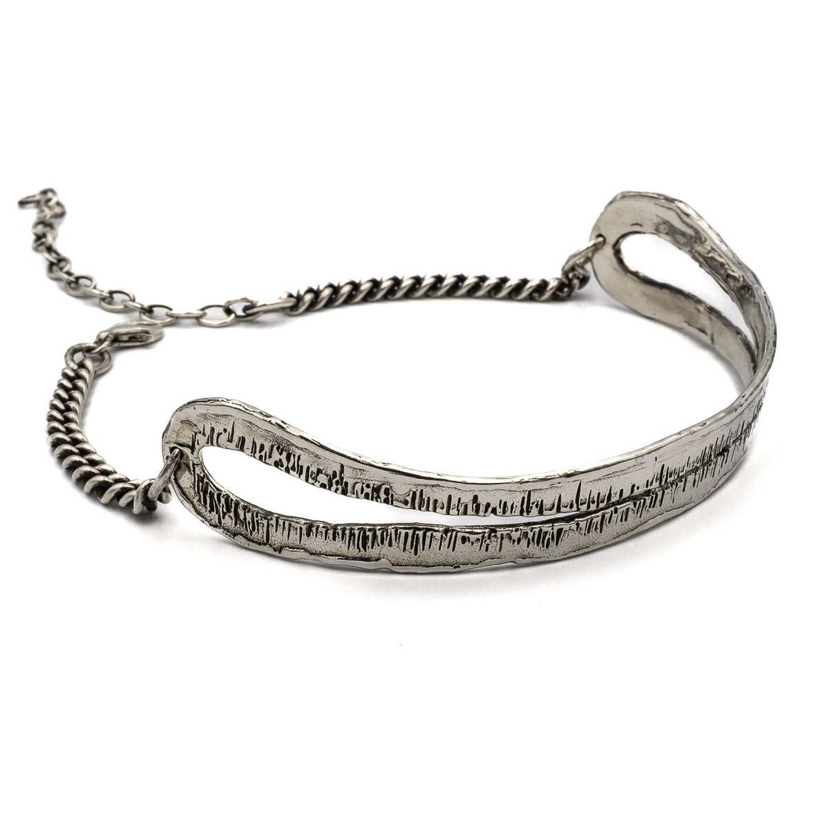 Marauder Choker – sterling silver