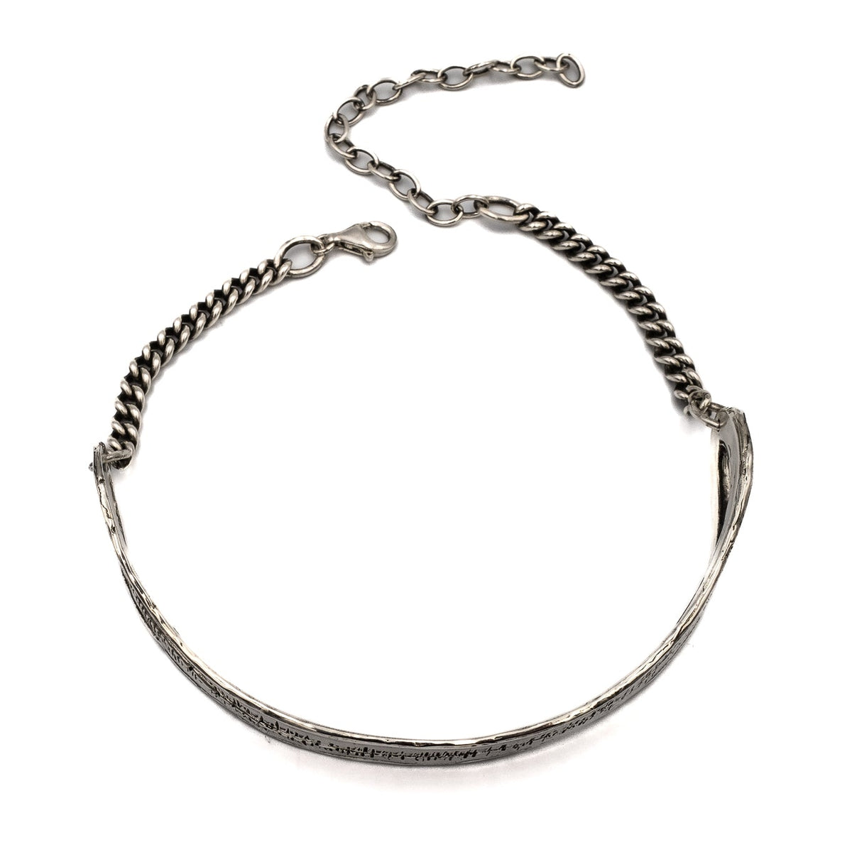 Marauder Choker – sterling silver