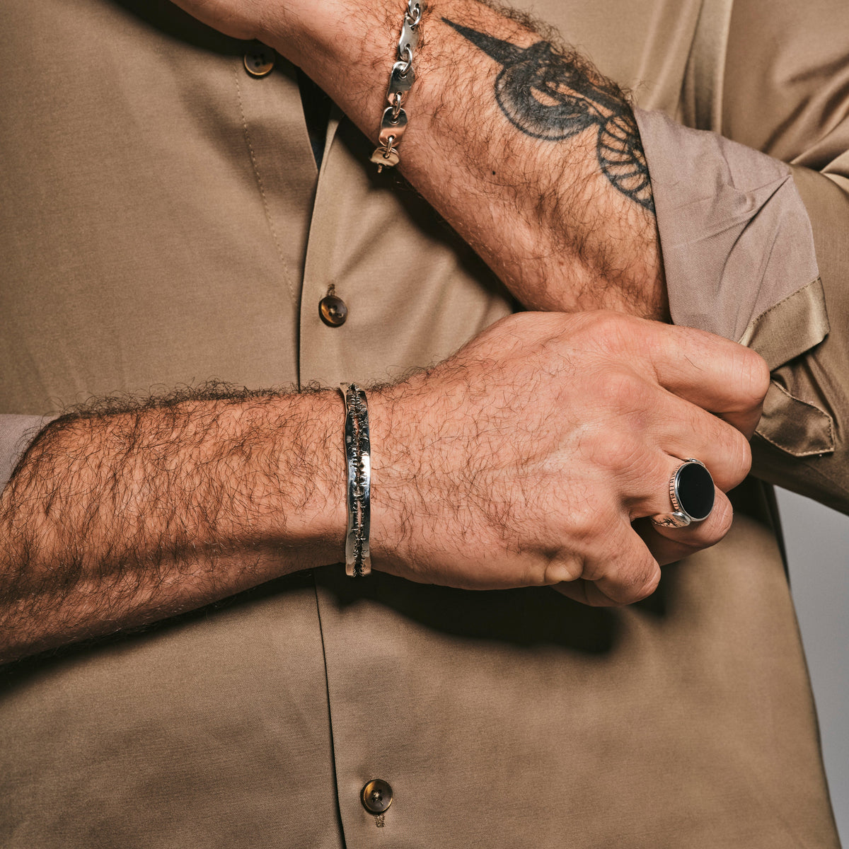 Marauder Cuff – sterling silver
