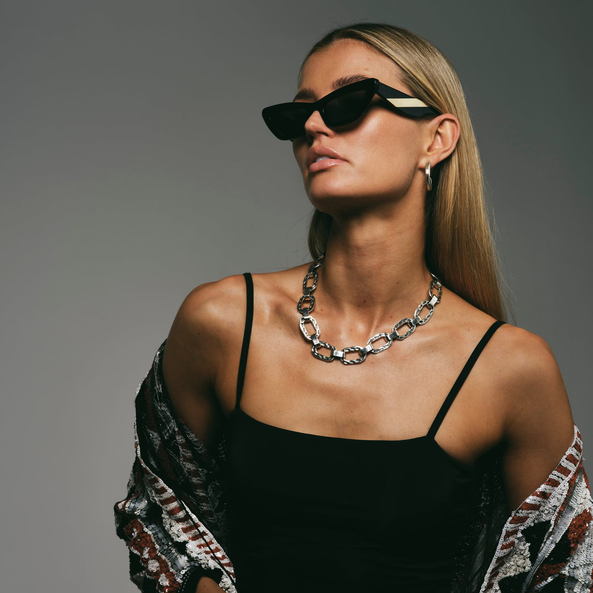 Night & Day Chain – sterling silver