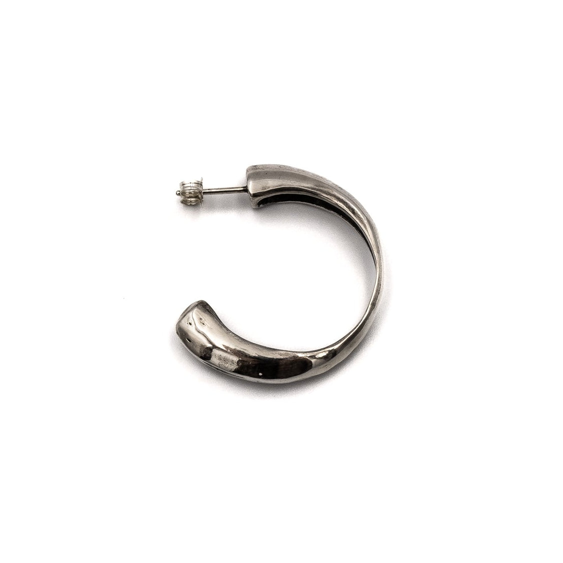 Ruins Hoop Earrings – sterling silver