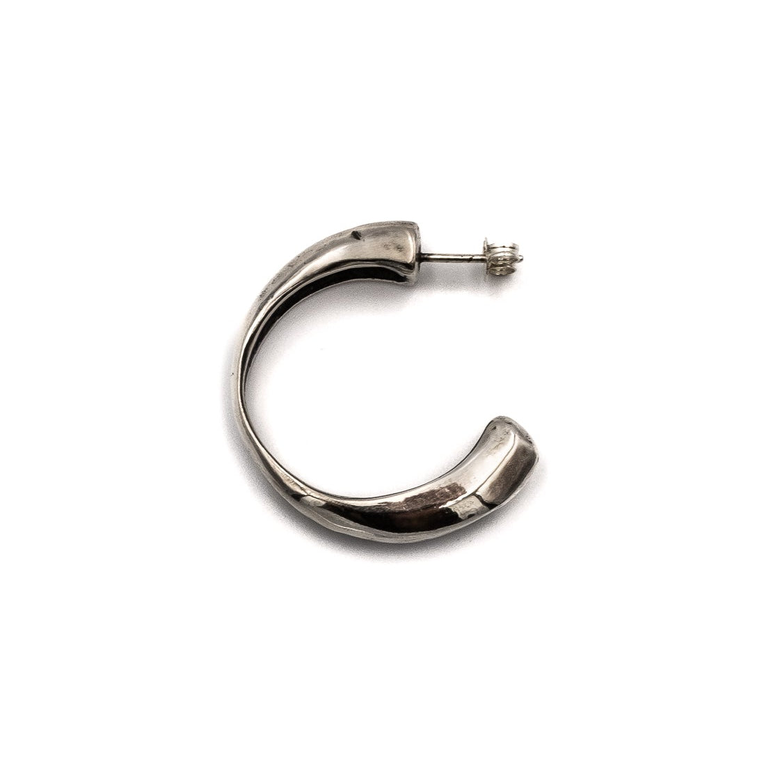 Ruins Hoop Earrings – sterling silver