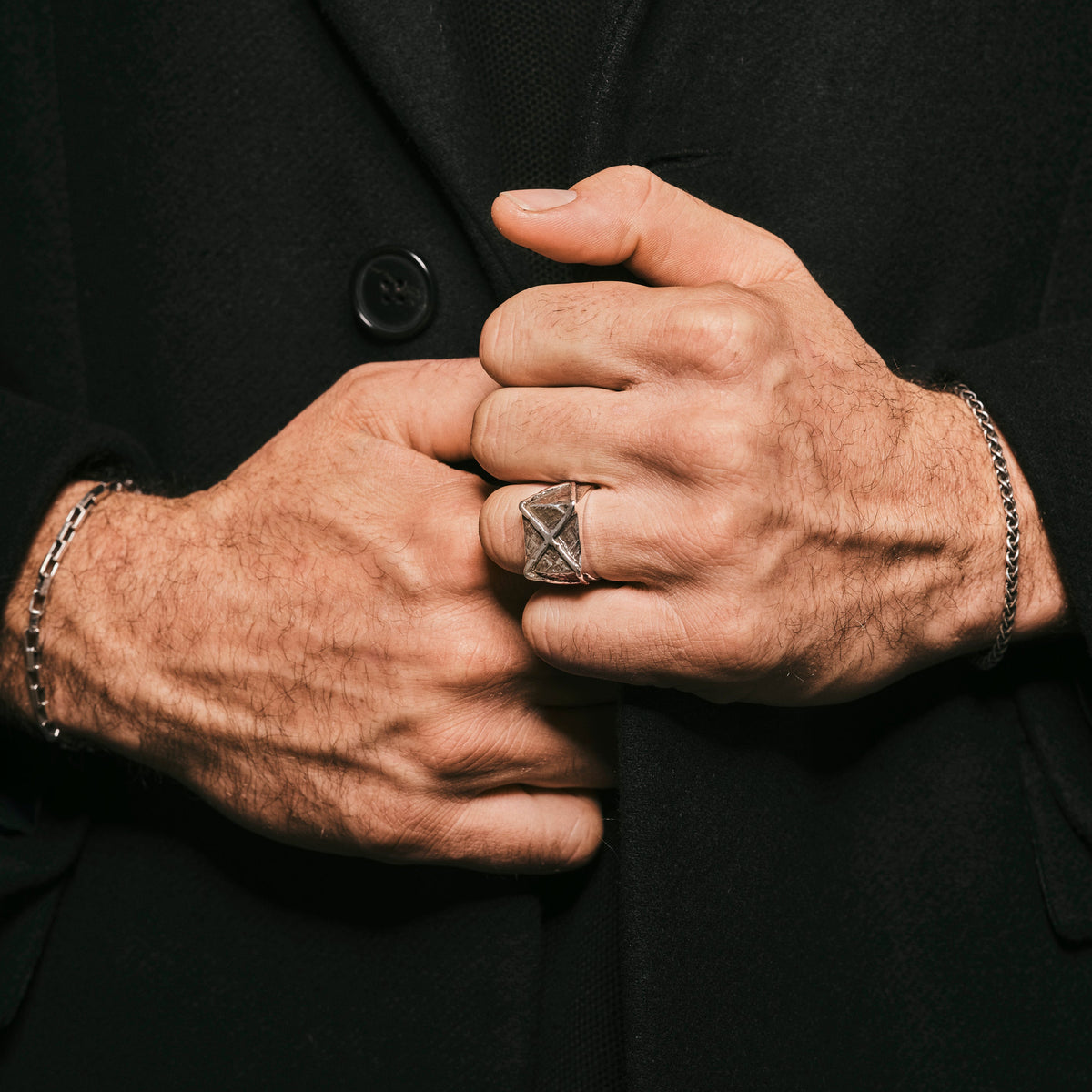 Ruins Relic Ring – sterling silver