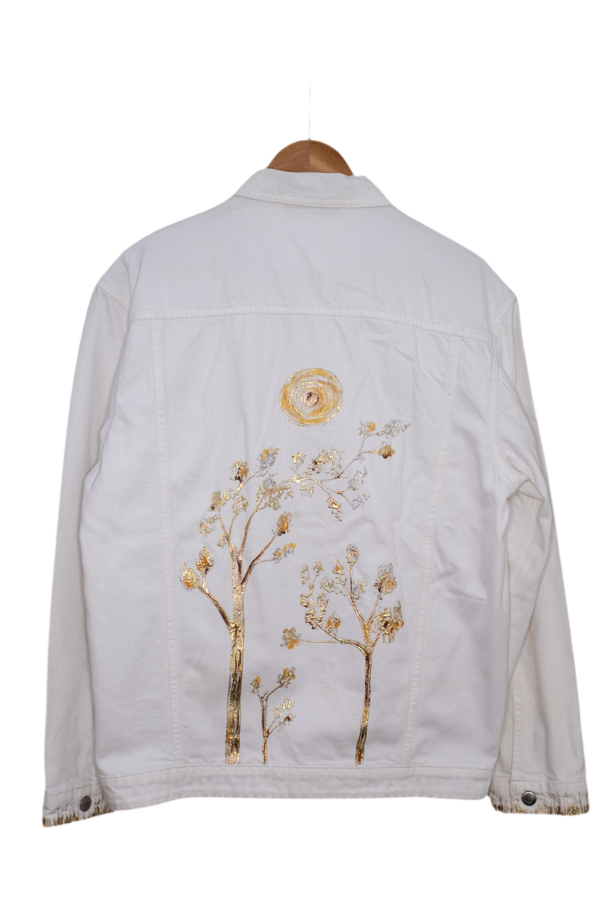Safari Hand-Painted Denim Jacket
