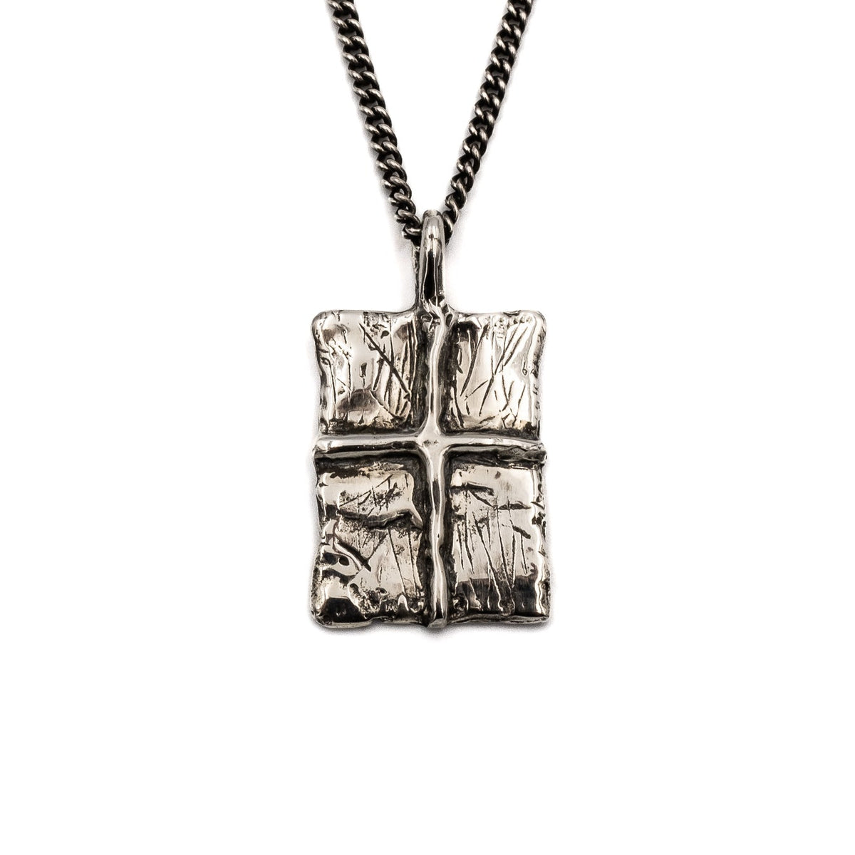 Scarred Faith Pendant – sterling silver