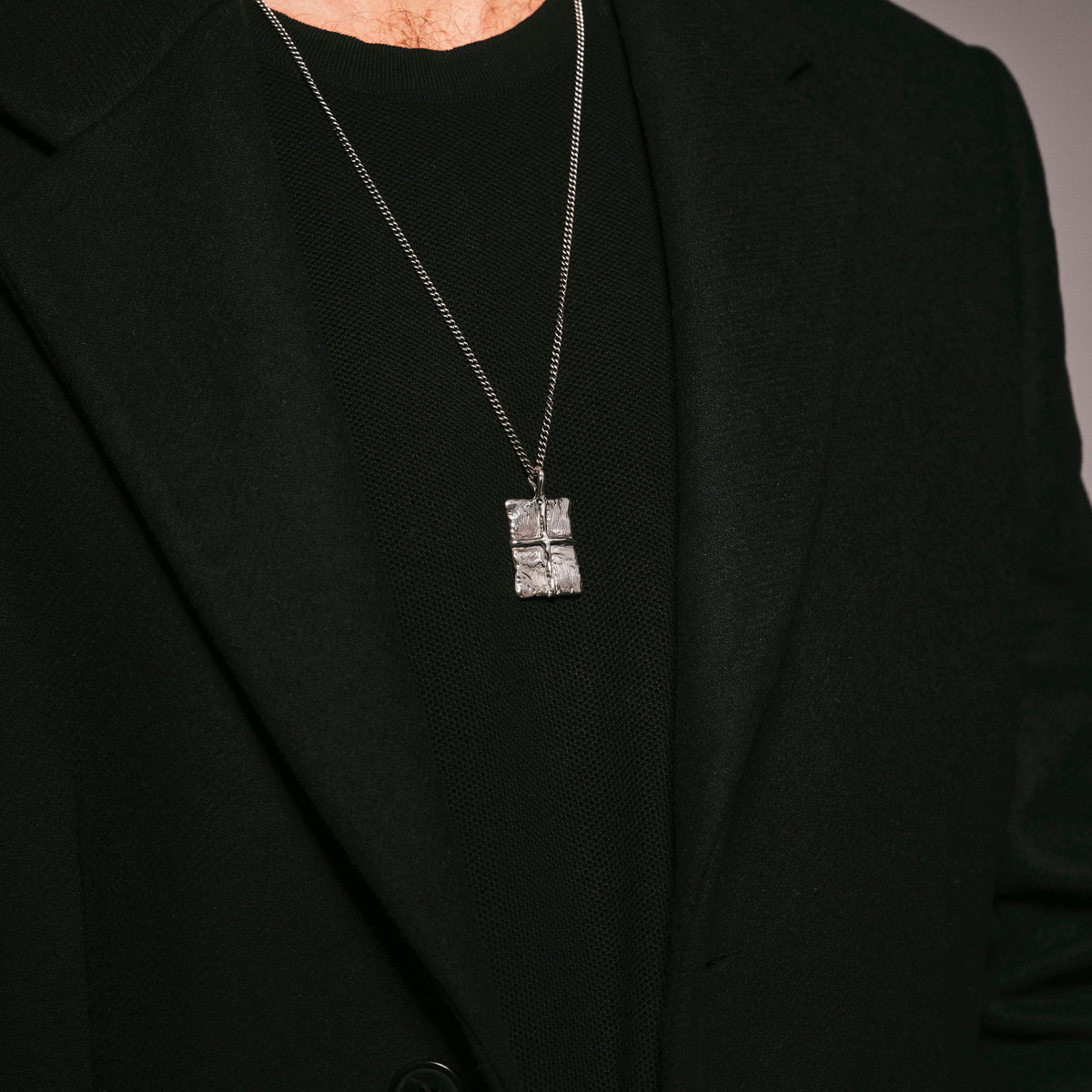Scarred Faith Pendant – sterling silver