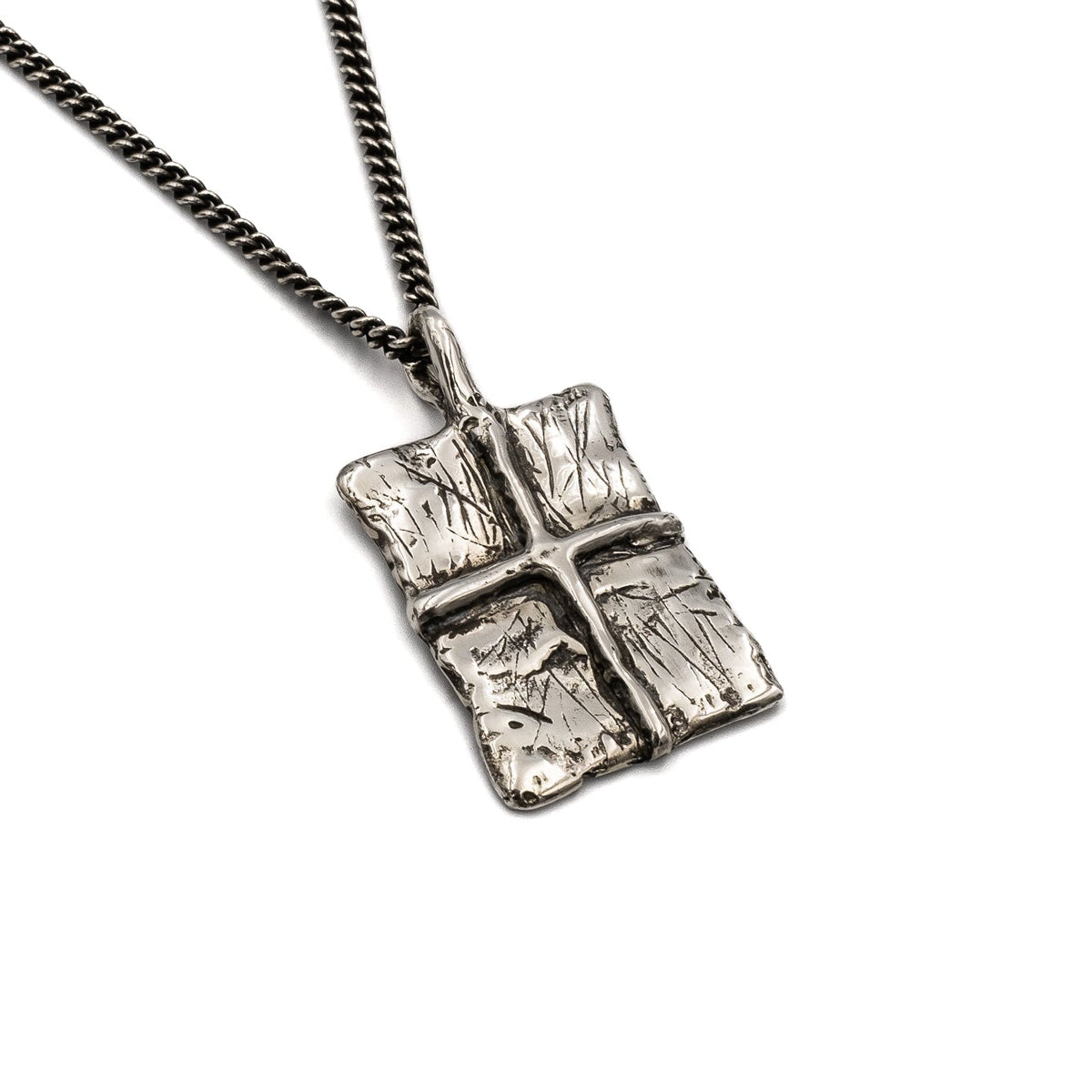 Scarred Faith Pendant – sterling silver