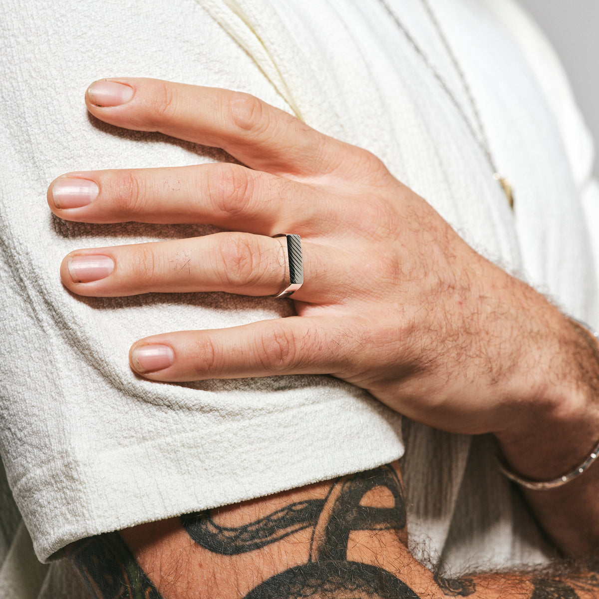 Scarred Ring – sterling silver