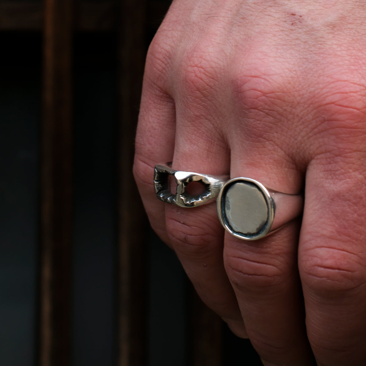 Starburst Ring – sterling silver